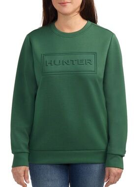 Hunter Women’s Embossed Pullover Green XL NWT